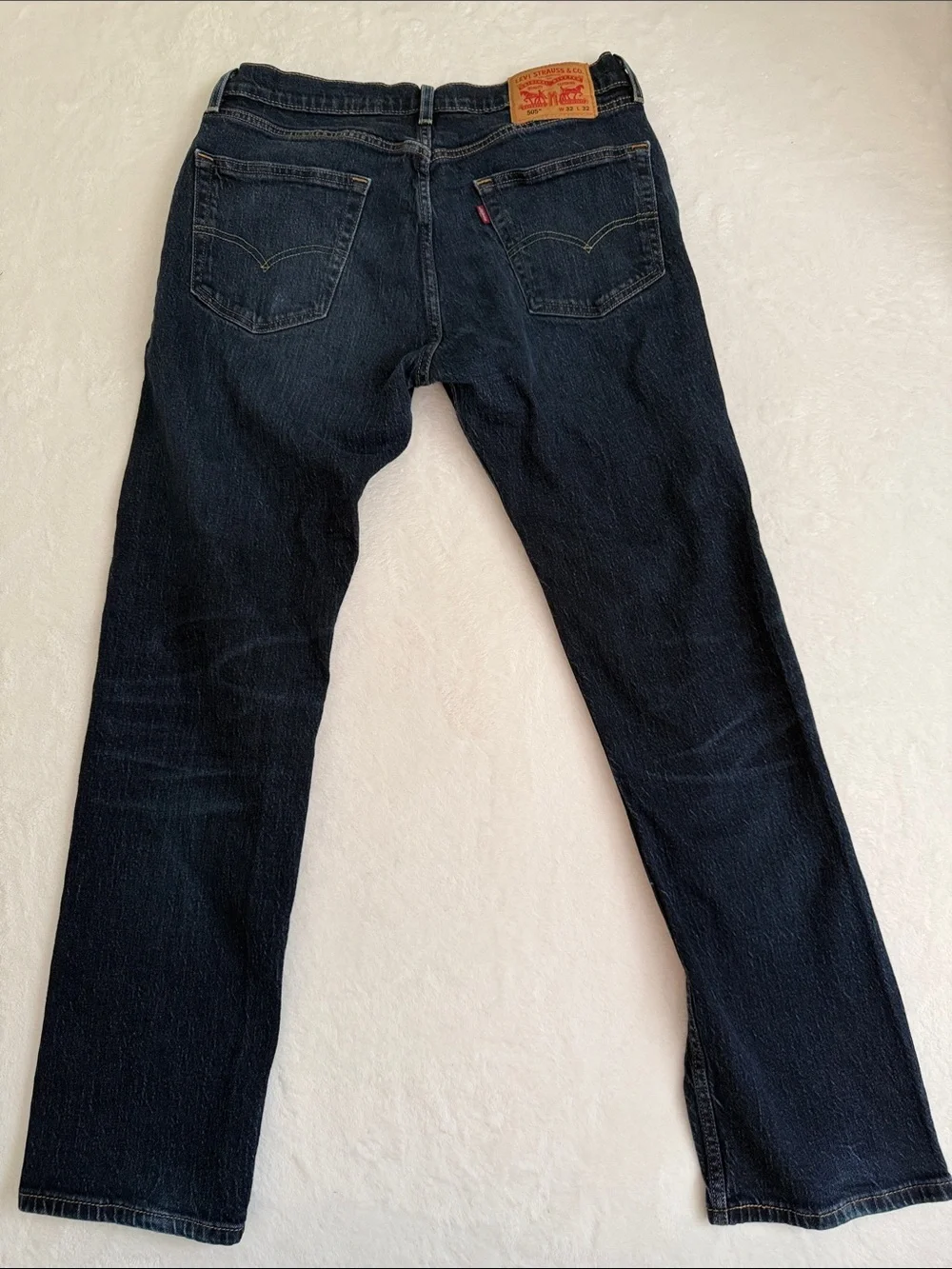 Levi's 505 Dark Blue Straight-Leg Men's Jeans